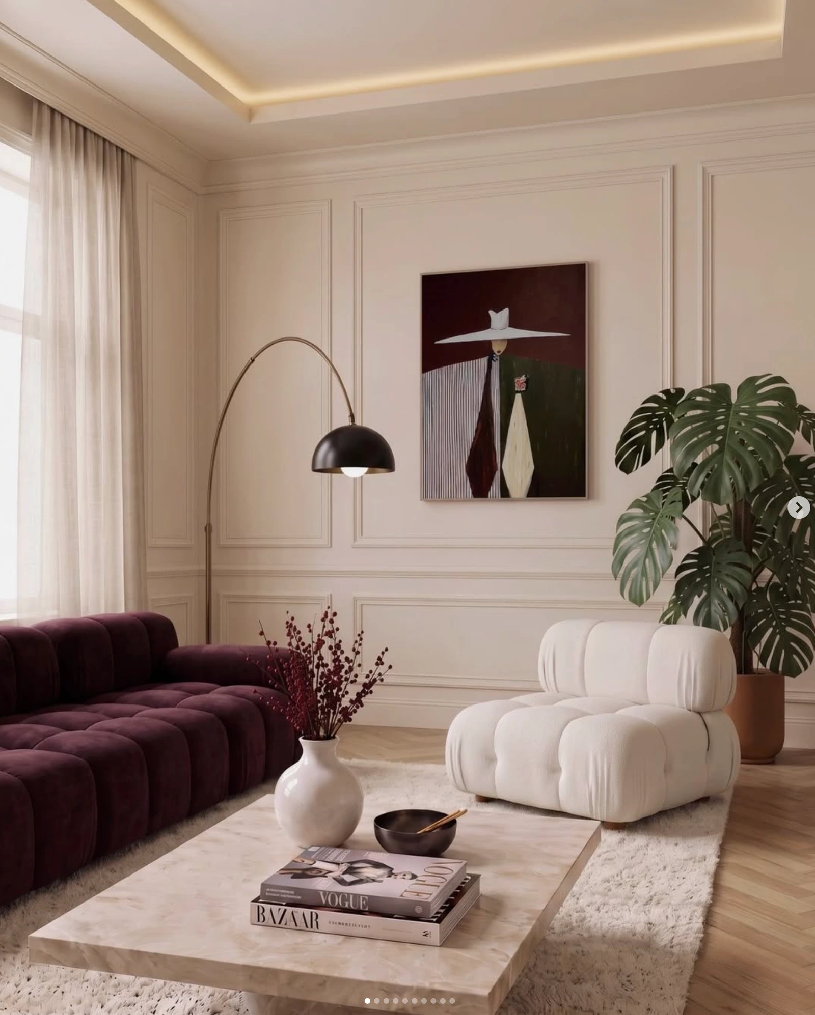 Stan 65 m² u bordo i sage zelenoj