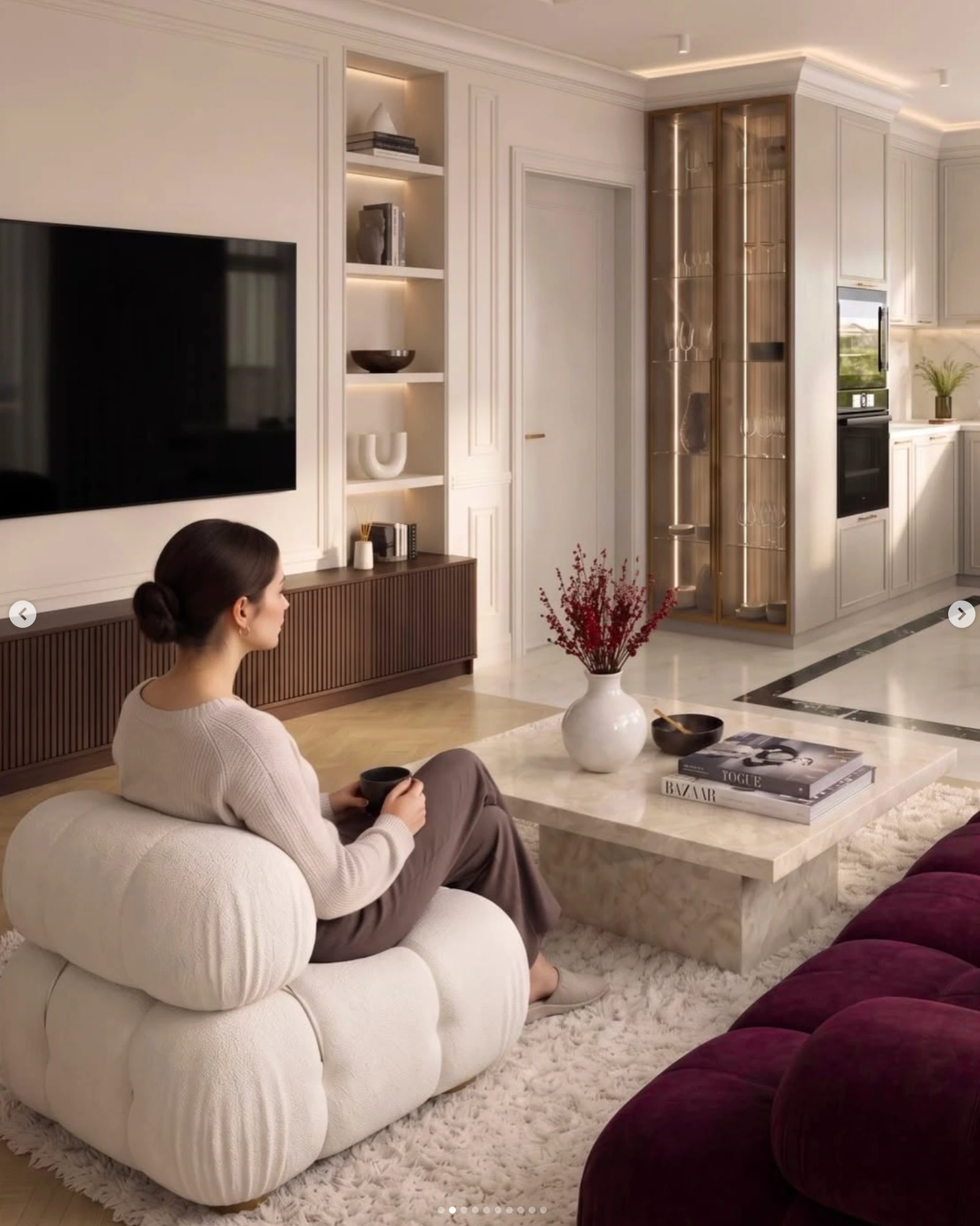 Stan 65 m² u bordo i sage zelenoj 1